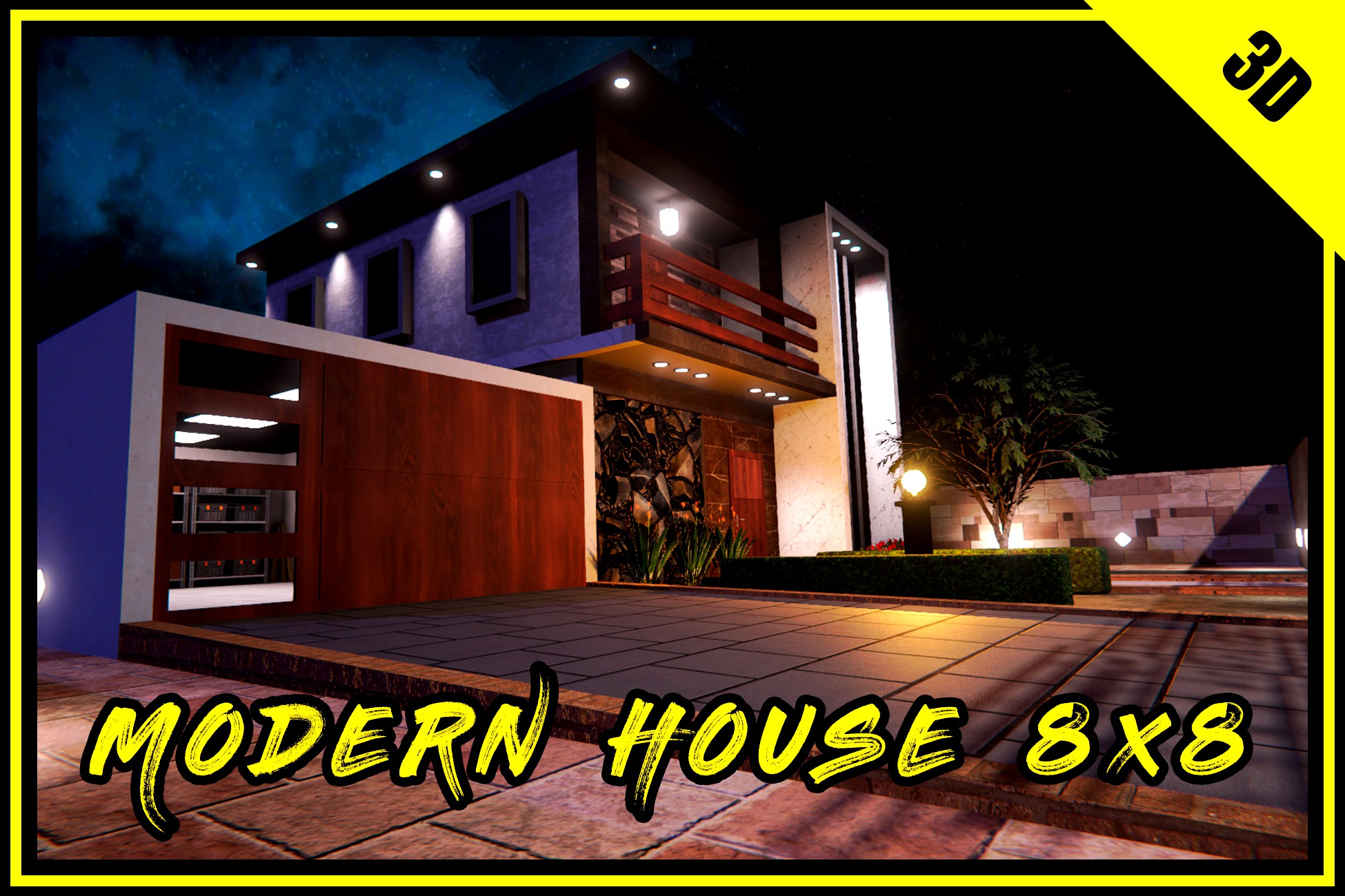 Modern House 8x8