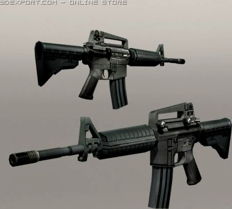M4 Rifle 3D Model