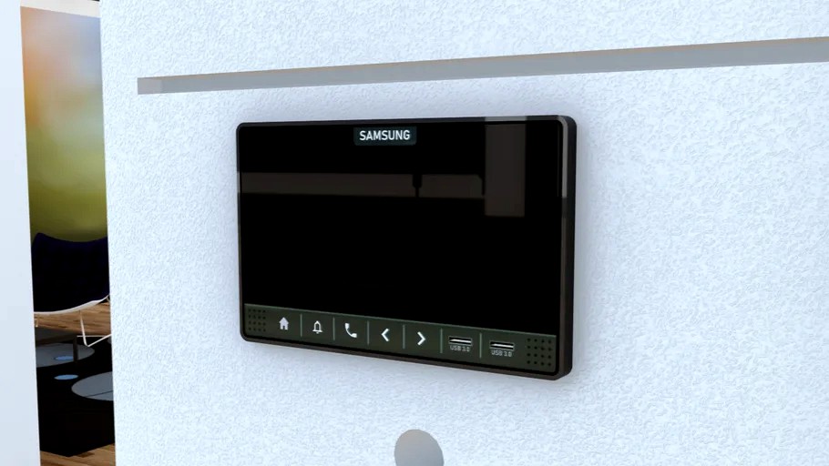 Intercom LED Black Interphone