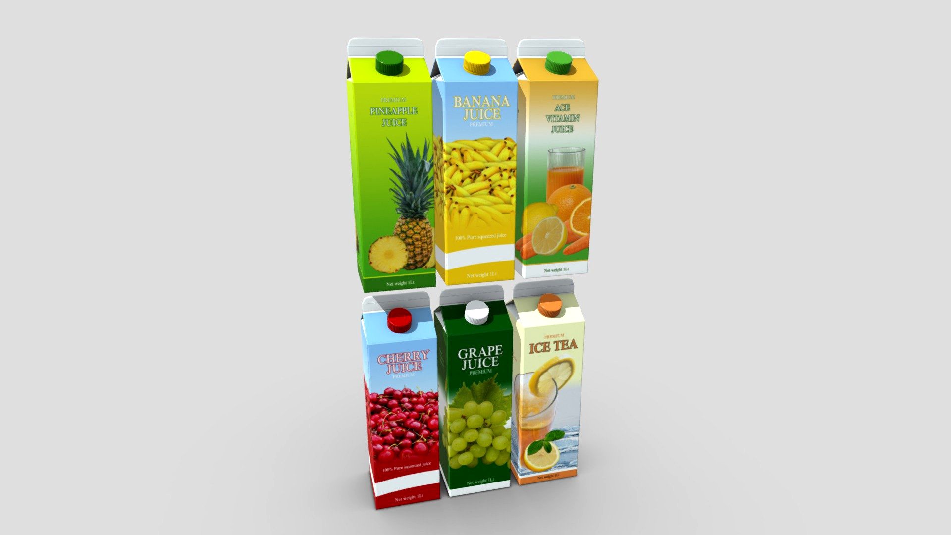 Juice Carton Pack 2
