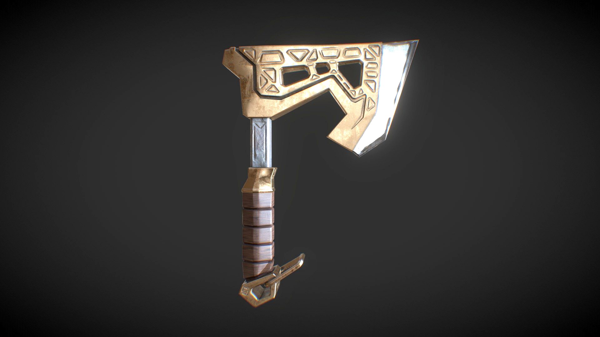 Metal Hatchet axe