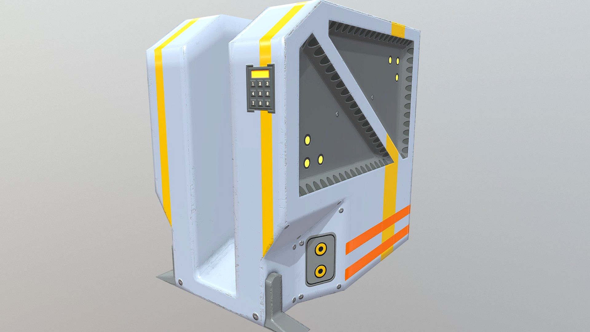 Sci-Fi Storage Crate #4