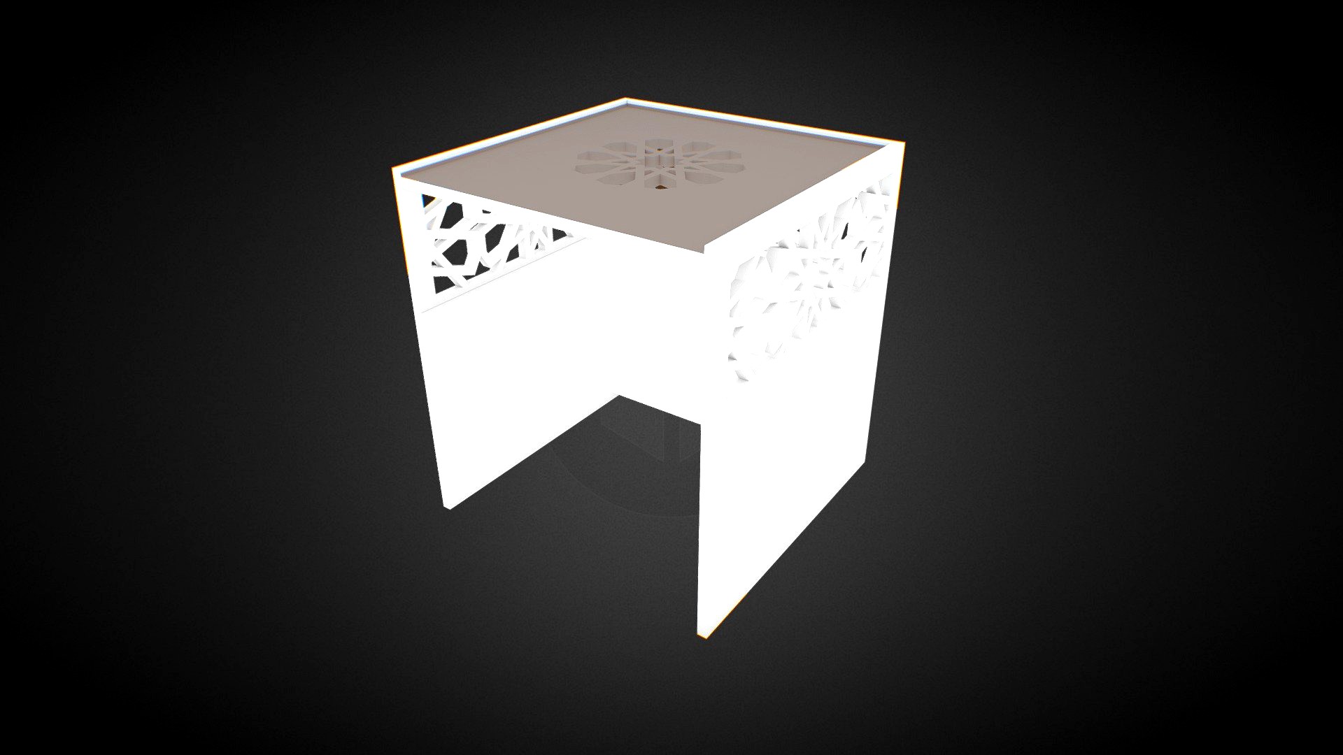 Arabesque side table
