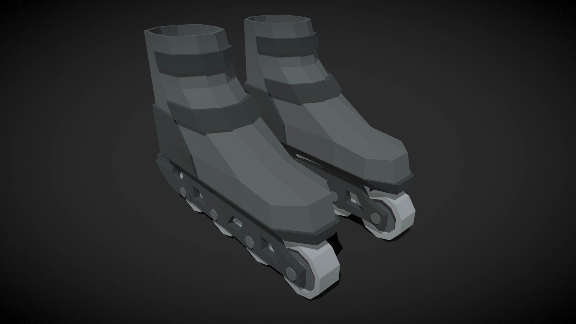Lowpoly Inline Skates