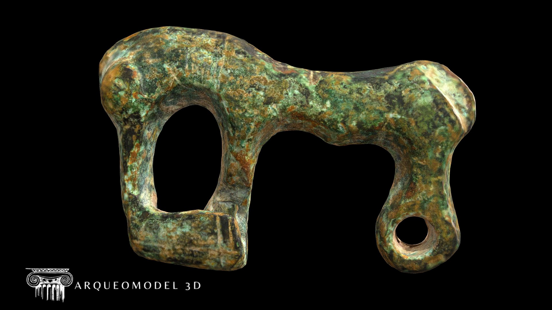 FIBULA CELTIBERA TIPO TORO