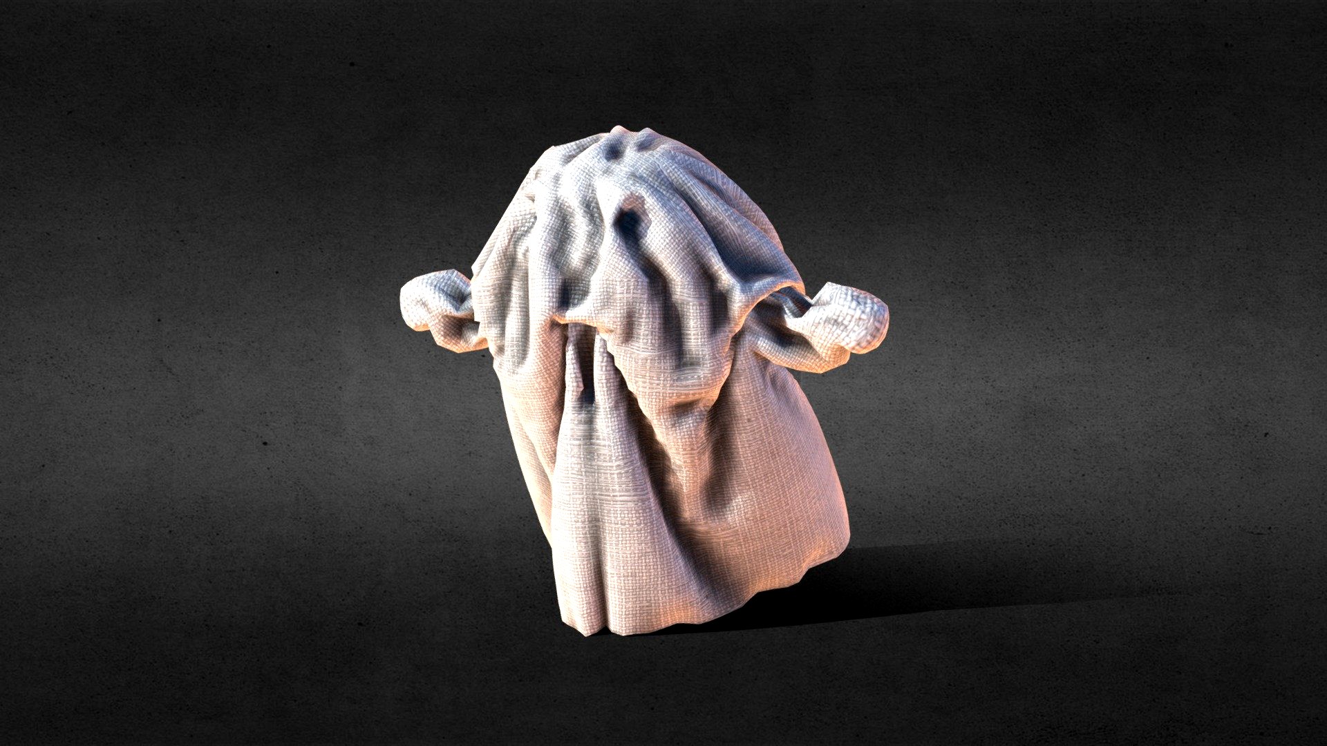 Tiny ghost (cloth animation)