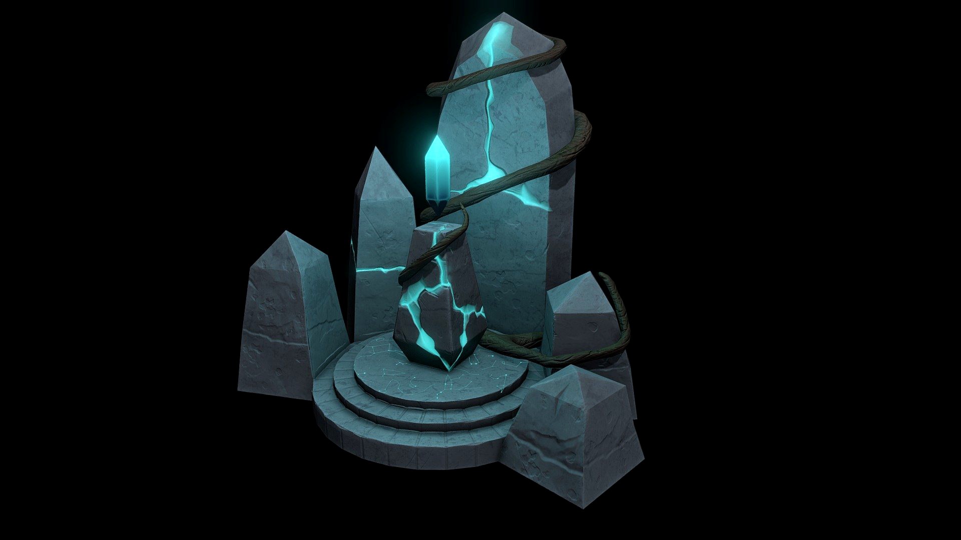 Starlight Shrine - Stylized Environment Prop