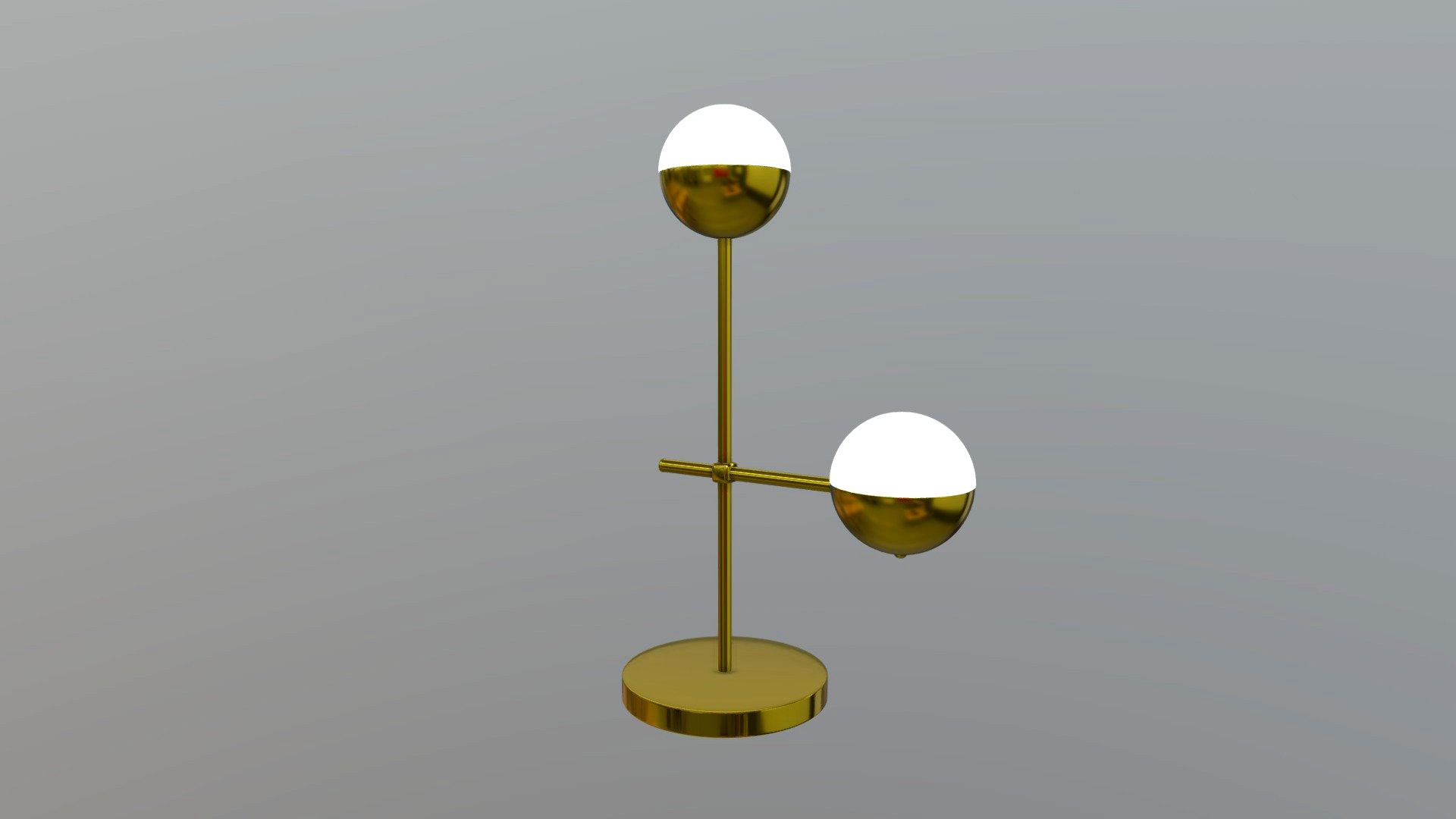 Waterloo Table Lamp White/Brushed Bronze - 56050