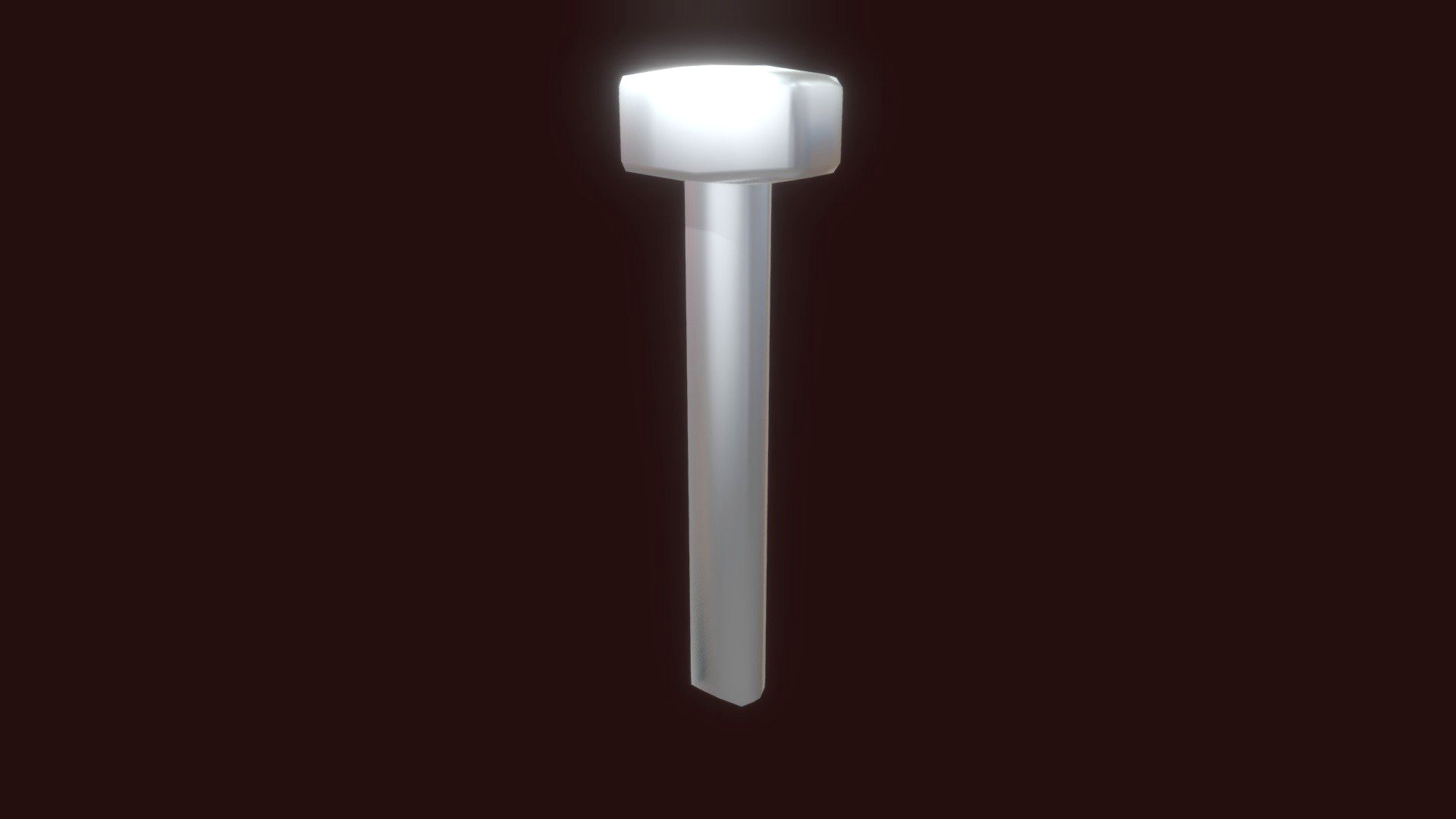 Low Poly Sledge Hammer