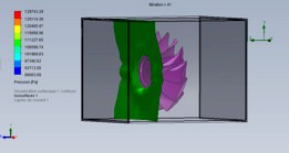 CFD of a turbine,,