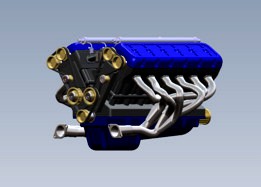 V12 Engine Assembly