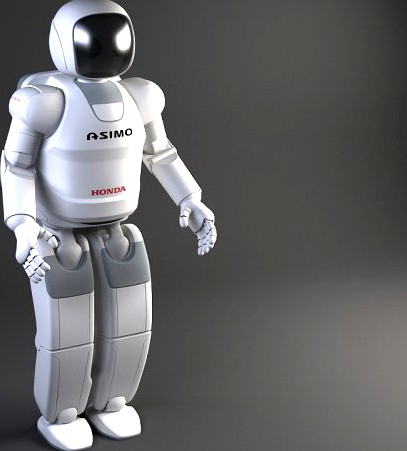 Honda Asimo Robot Rigged 3D Model