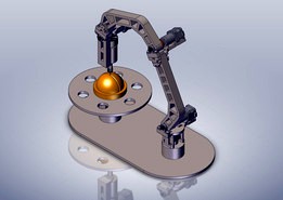 CNC robotic arm concept