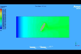 "Flow Pattern and Heat Transfer Analysis in a Rotating Rectangular Channel"