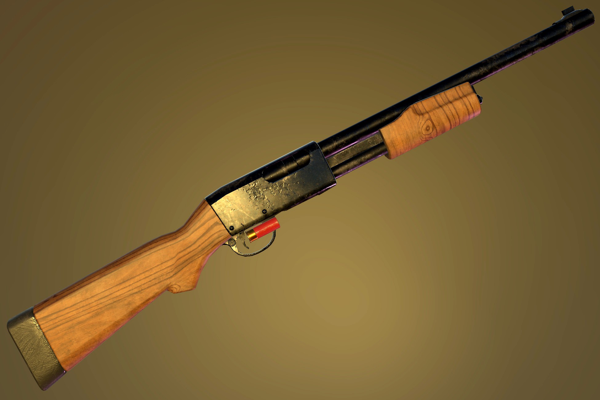 Pump Shotgun + Shell