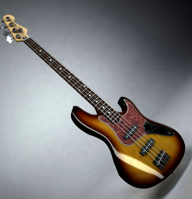 Fender Jazz Bass 3D Model