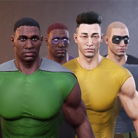 Superhero Constructor Skin Pack 1