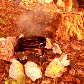 Medieval/Campfire Cooking set