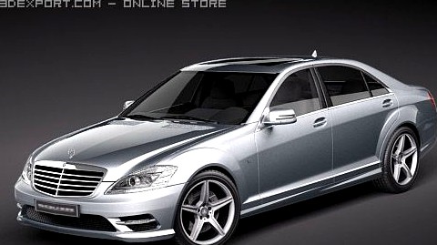 MercedesBenz SClass AMG 2010 3D Model