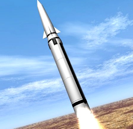 Chinese CSS6 Mod 2 SRBM Missile 3D Model