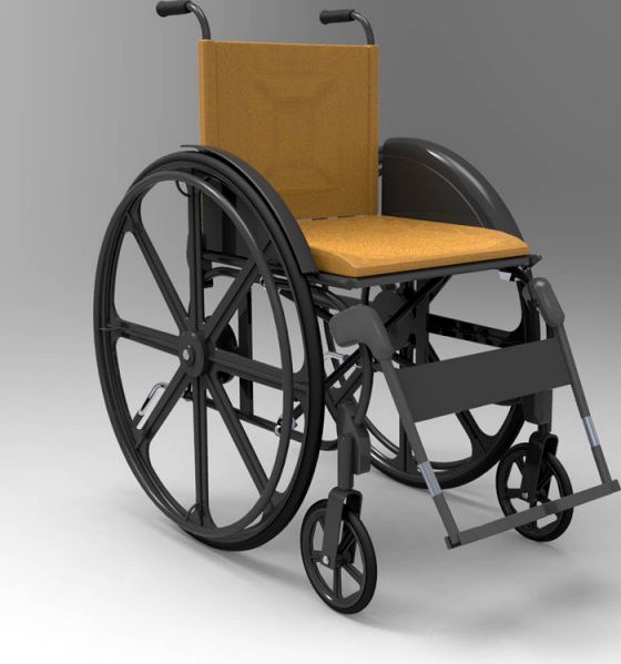 Wheelchair 3D Model