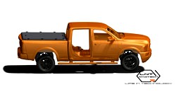 Rear Bed Cover design model number 03 - [RBC3] for pickup
