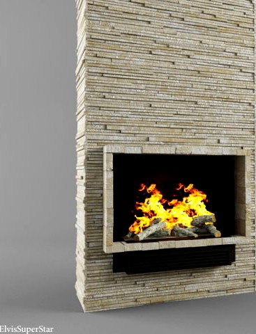 Fireplace 3D Model