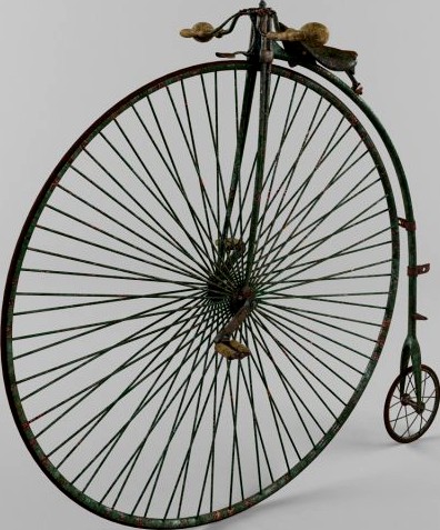 Penny Farthing Bicycle 3D Model