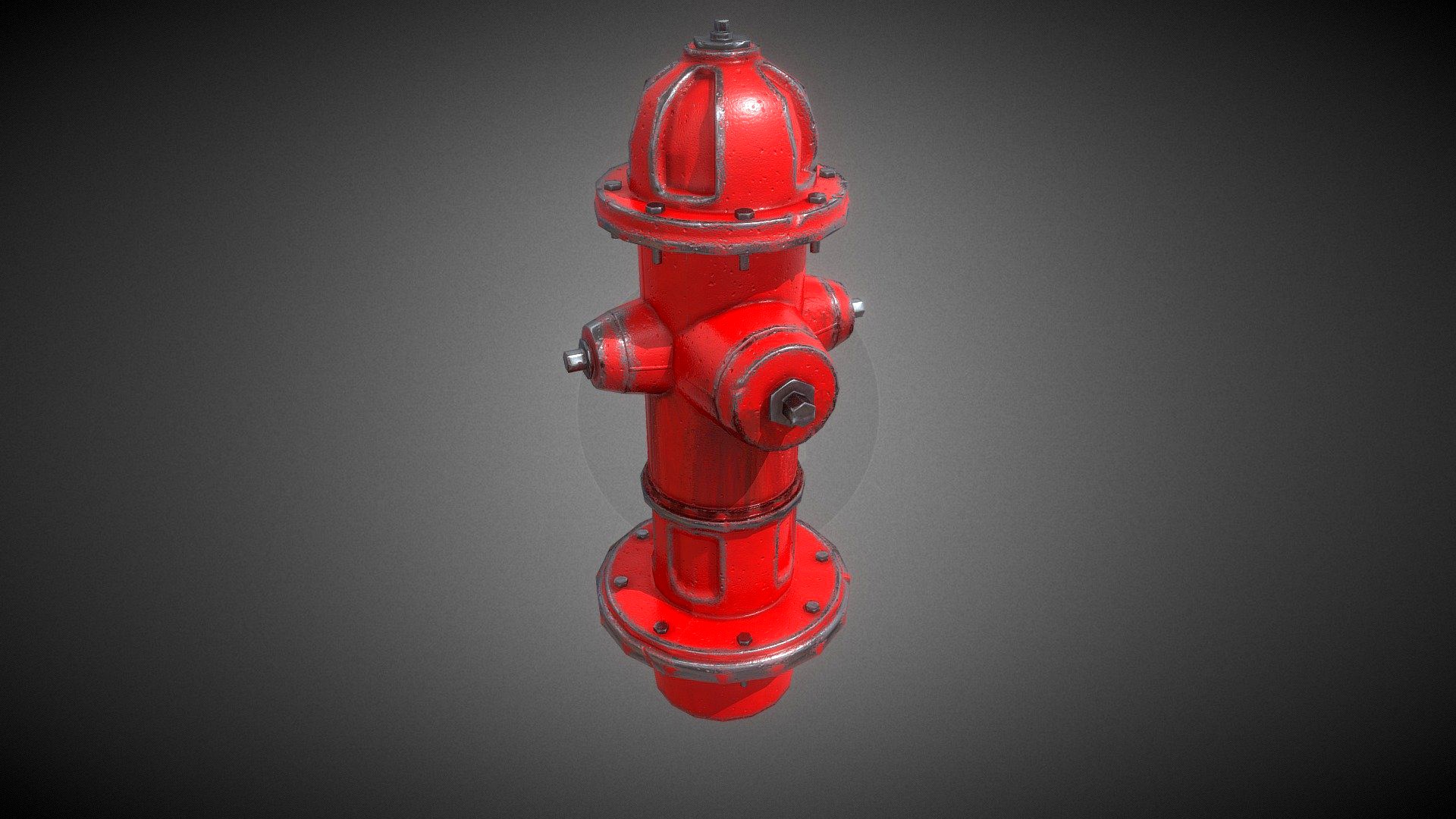 Hidrante Low Poly