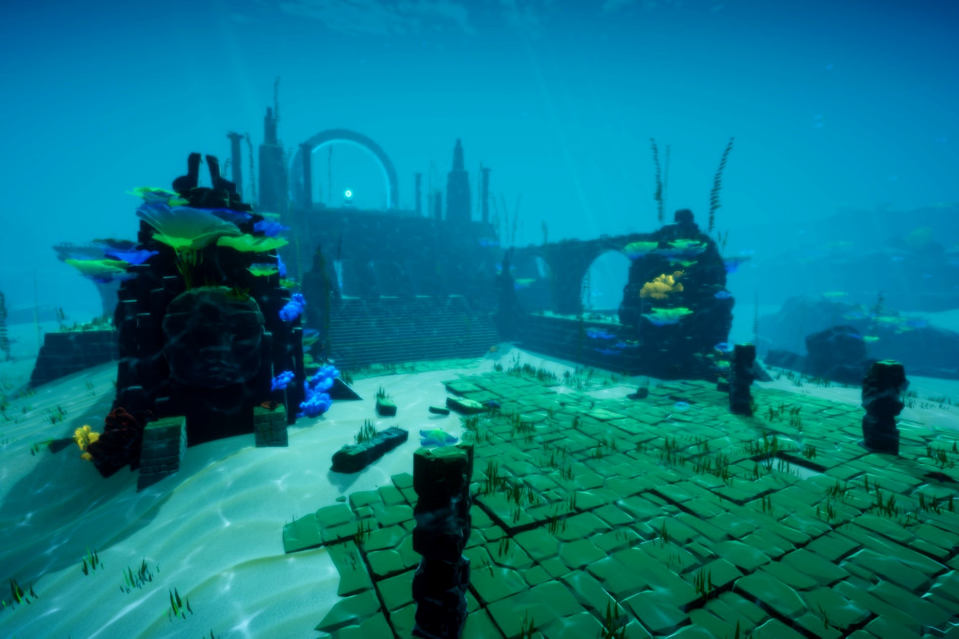 Poly Style Low Poly Ocean Pack 2 - Atlantis Temple