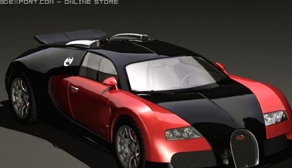 Bucatti veyron 3D Model