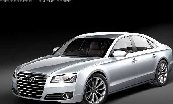 Audi A8 2011 3D Model