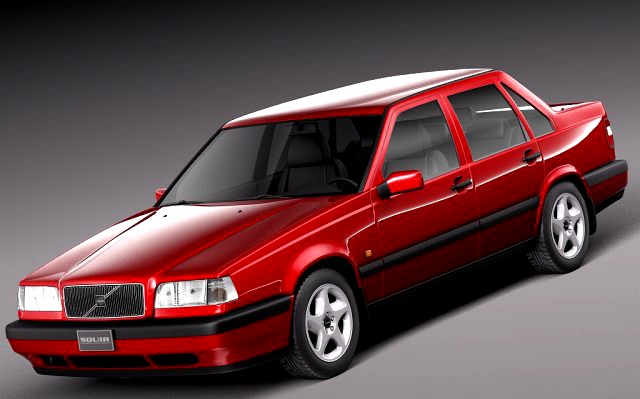 Volvo 850 Sedan EU 1991 to 1997 3D Model