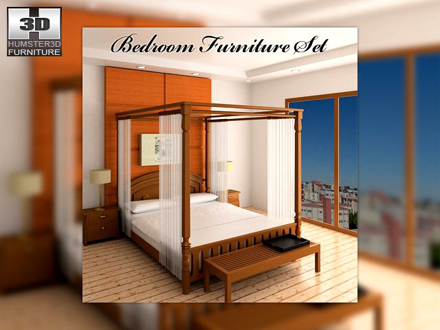 Bedroom furniture 2 3D Model