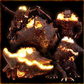 Pack of hell creatures