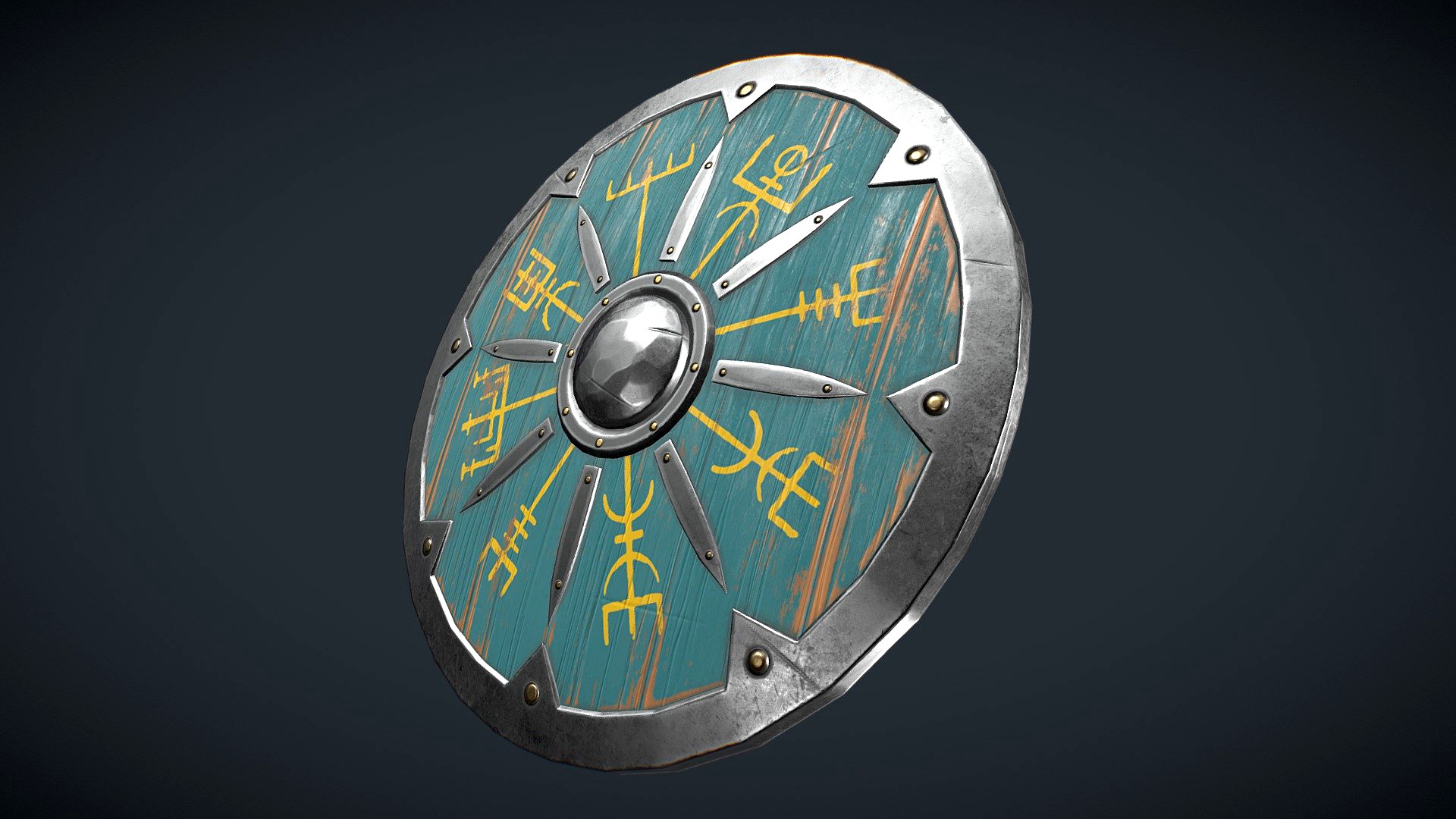 Viking Weapons - Curved Shield V