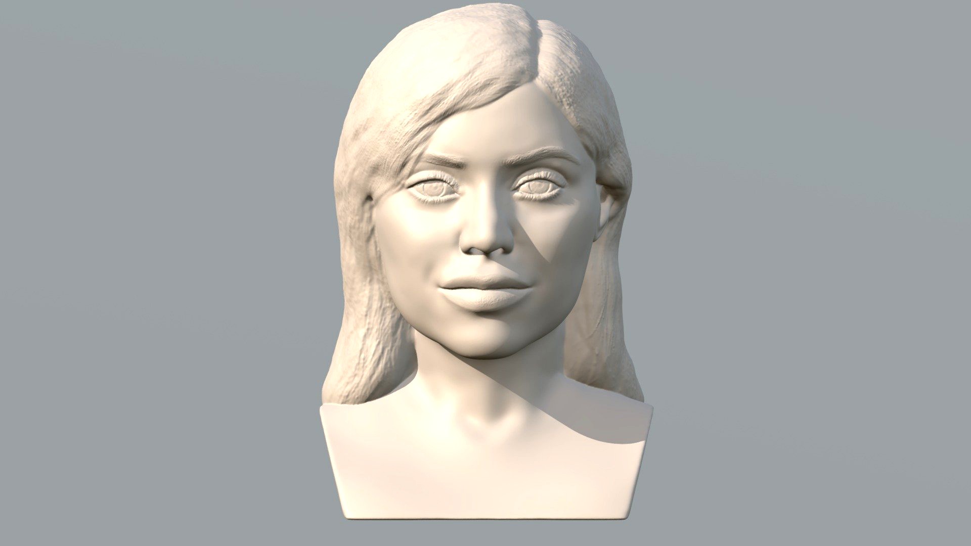 Kylie Jenner bust for 3D printing