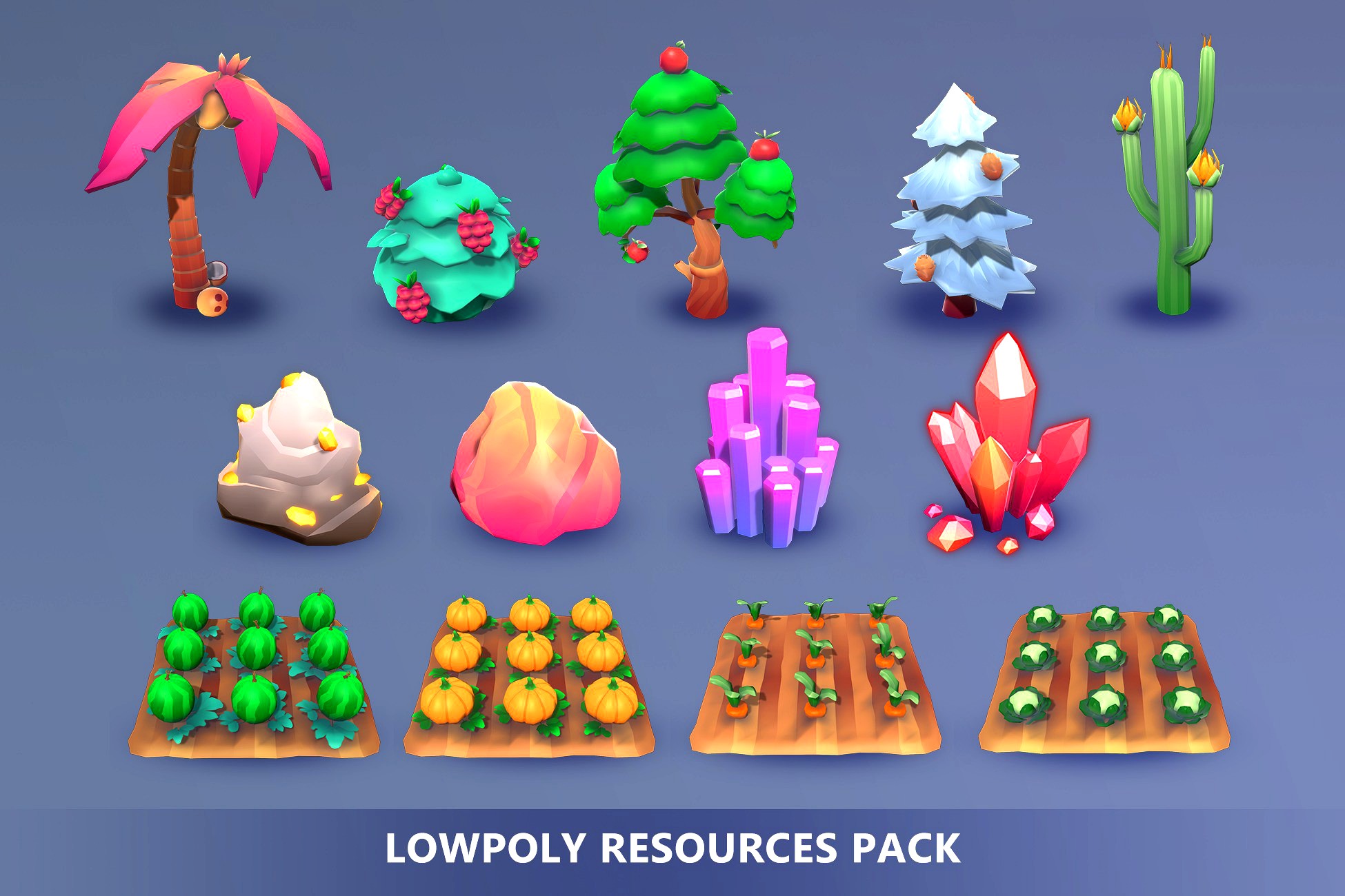 Lowpoly Resources Pack