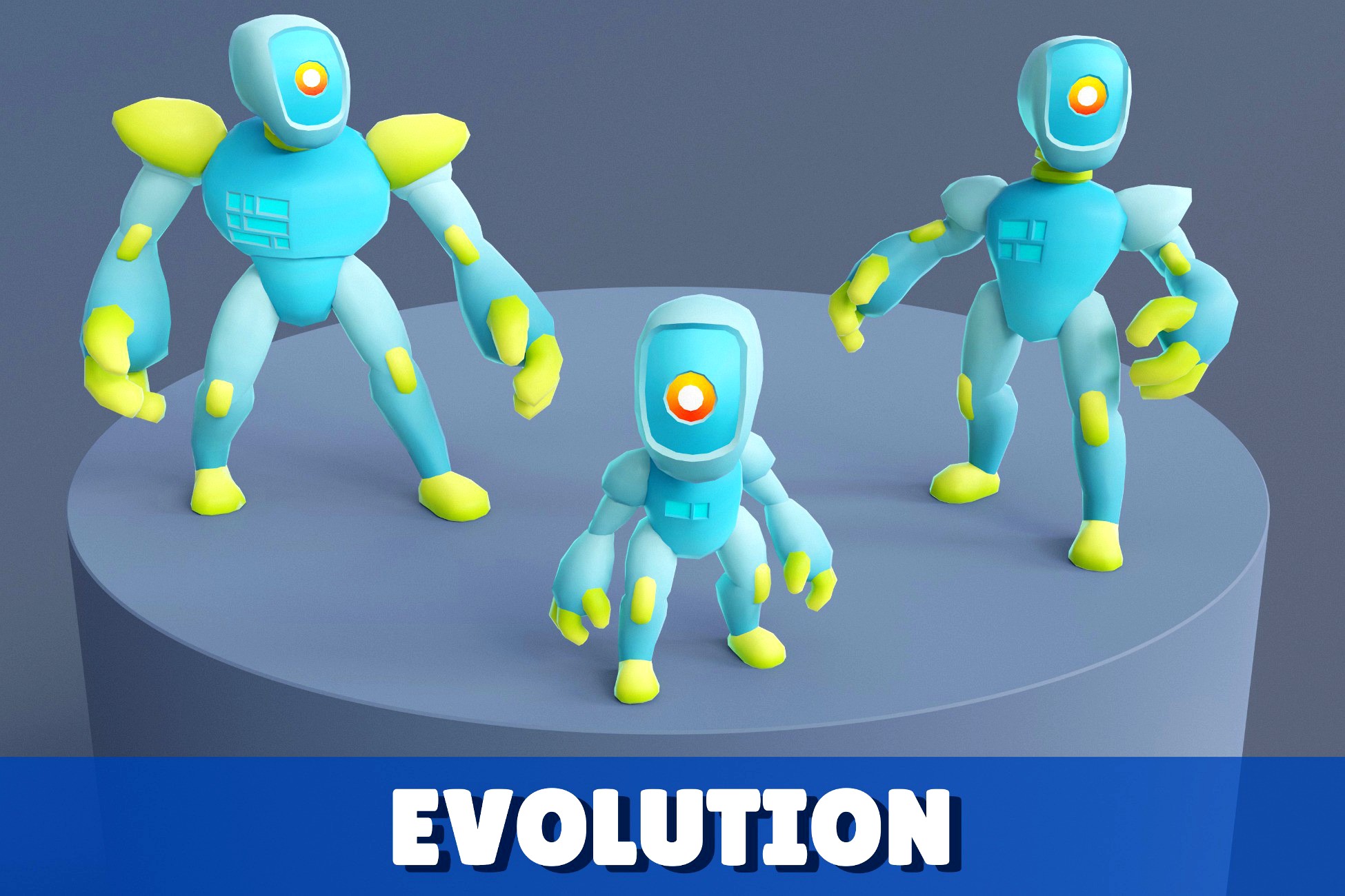 Robot Characters - Hacker
