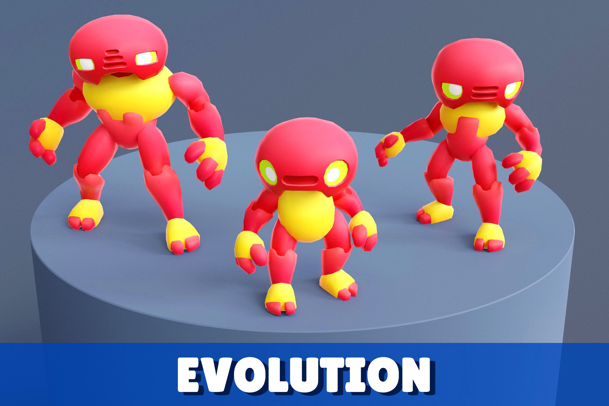 Robot Characters Hathor 3d model