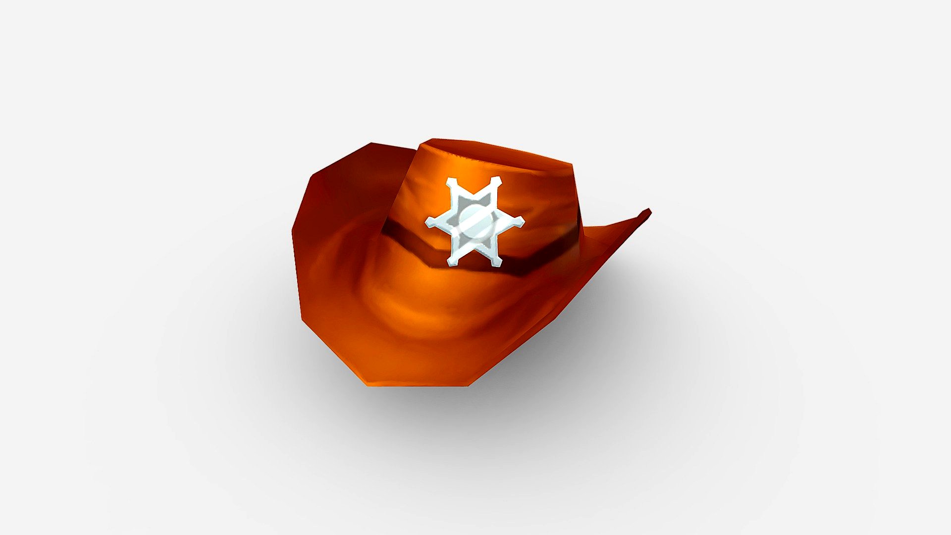 Cartoon cowboy hat - Texas police detective