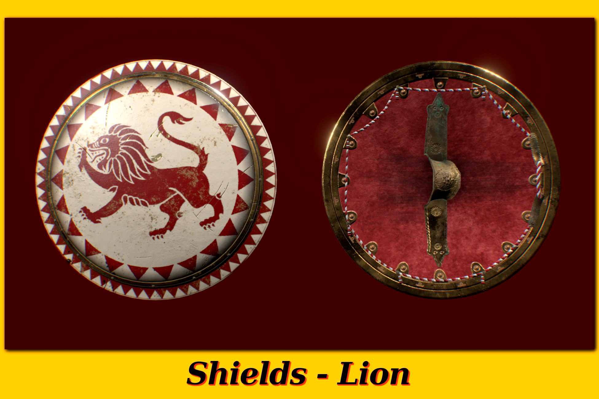 Shields Mythology - Lion