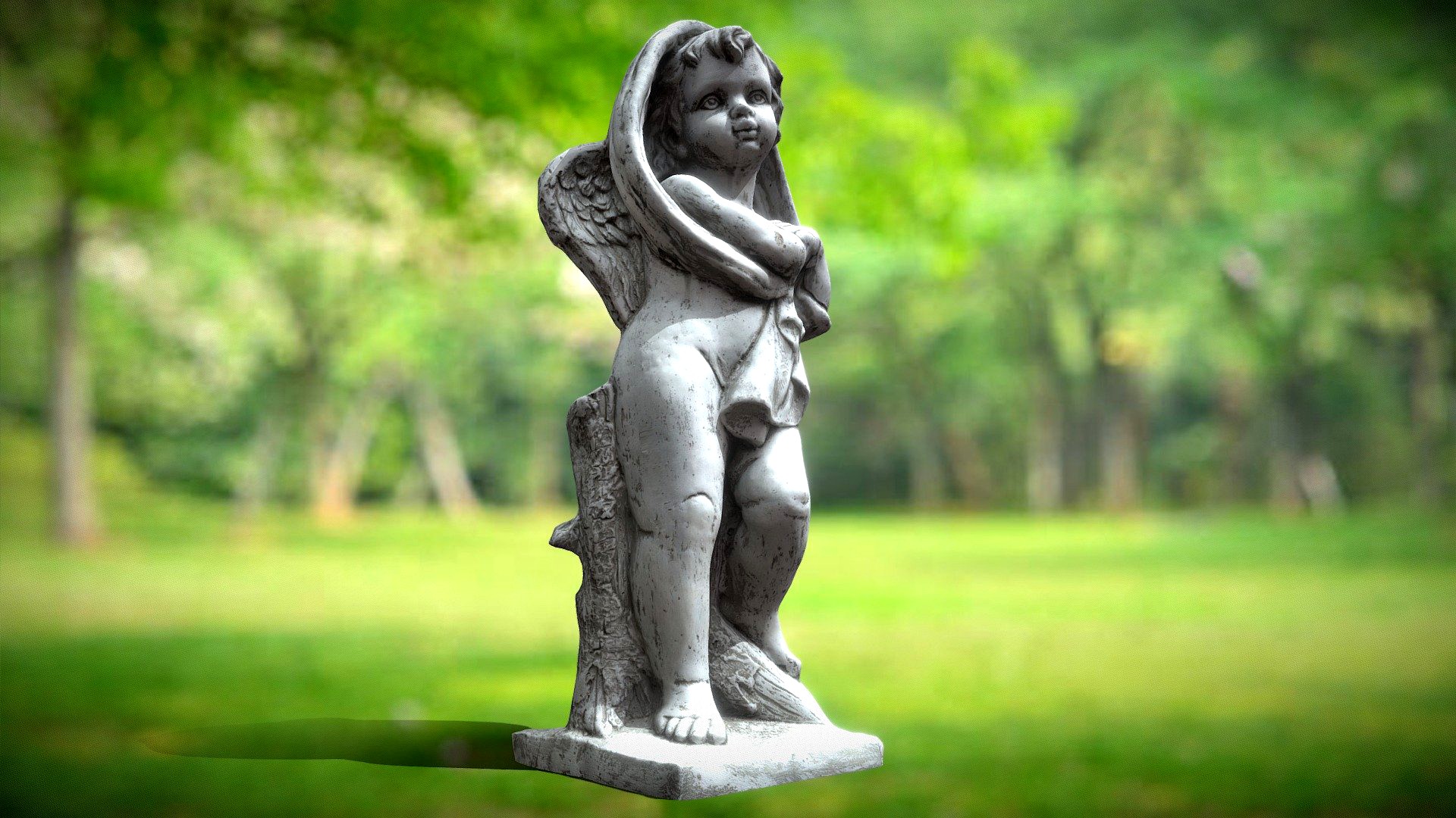 angle statue
