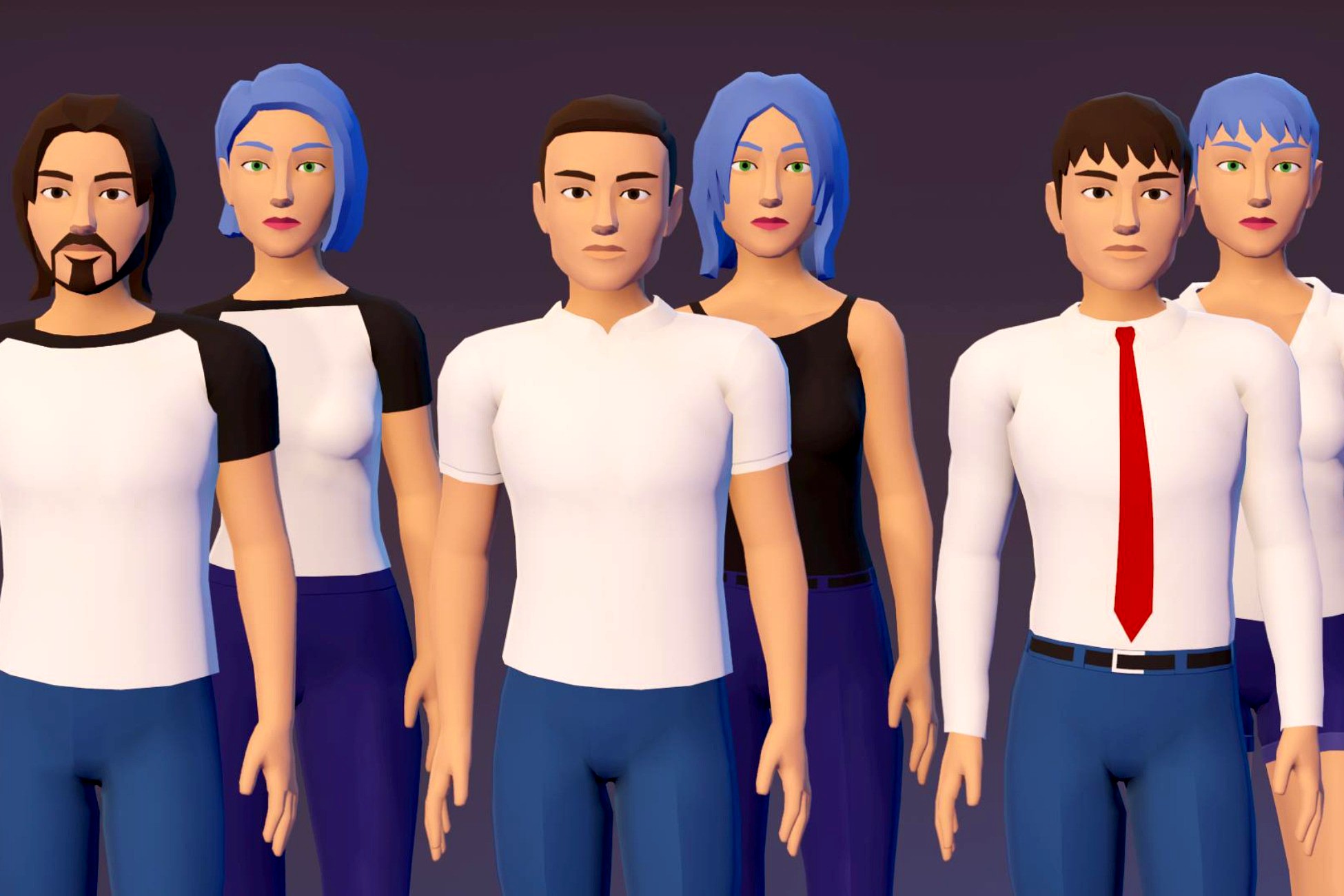 Modular Citizens | LowPoly Character