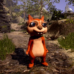 Animated Squirrel Model