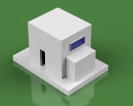3D Model of Smart Room for Control Project