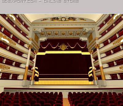 Scala Theatre 3D Model