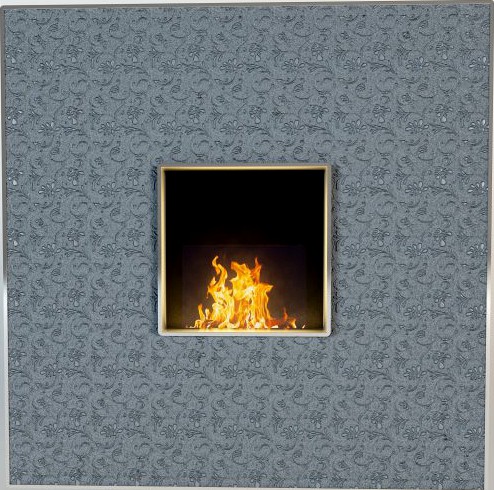 FireplaceCattelanFirebox 120x120x195 3D Model
