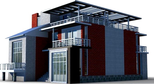 Villa 049 3D Model