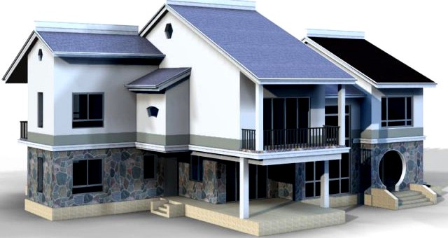 Villa 064 3D Model